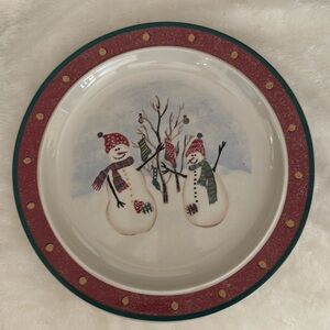 Christmas Santa Cookies Holiday Vintage Plates